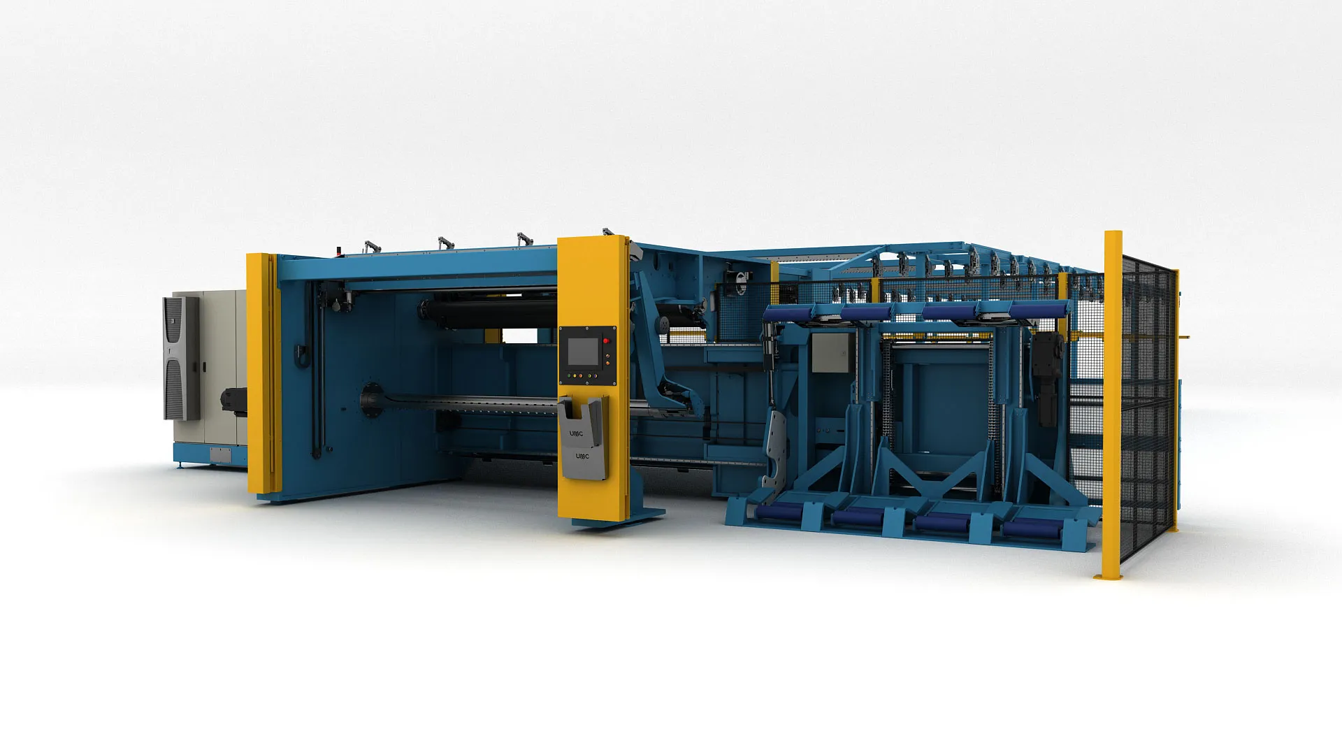 The FLM Fence Lokk Machine - full machine view