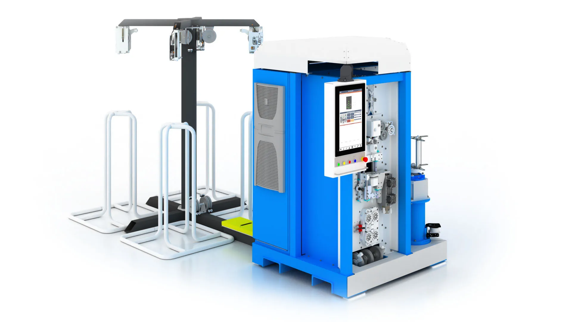 Barb Lokk BLR-4000 — dedicated high tensile reverse twist barbed wire machine