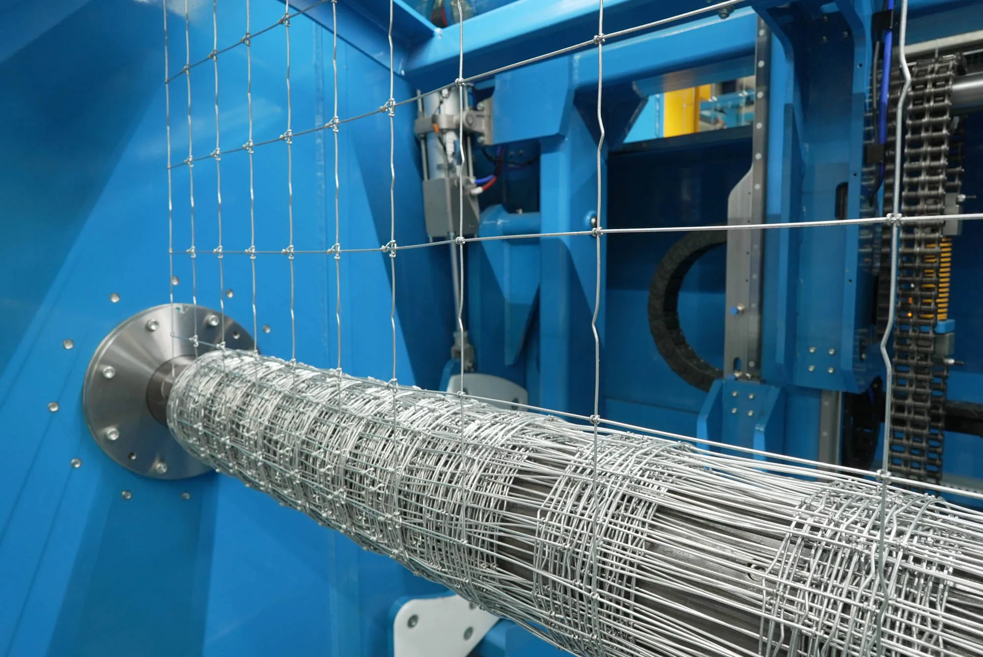 FLM Fence Lokk Machine on the factory floor