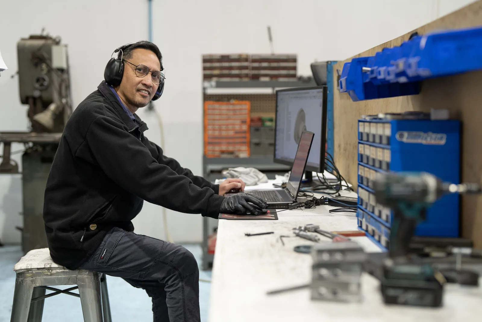 UMC team at work in the facility